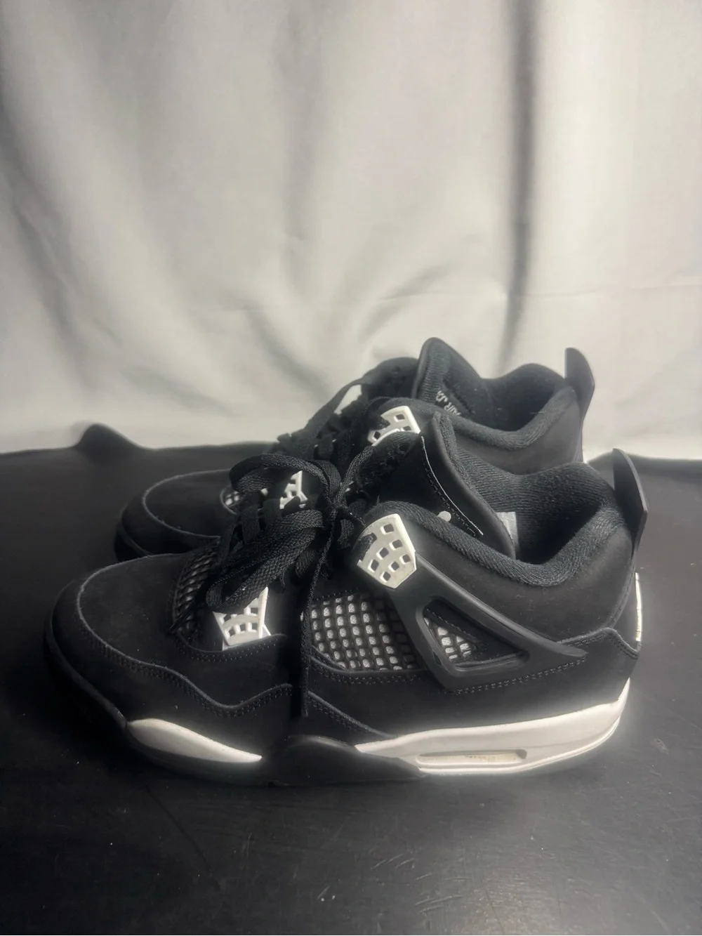 Jordan Black and White Low-Top Sneakers